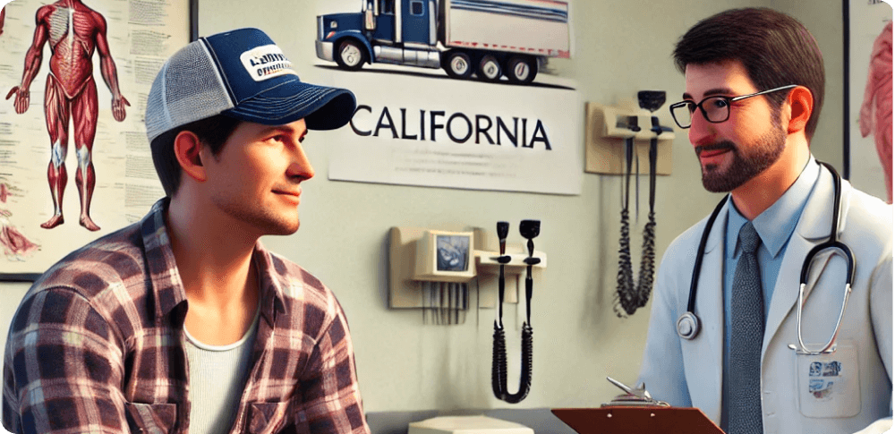 Medical Examination for Truck Drivers in California